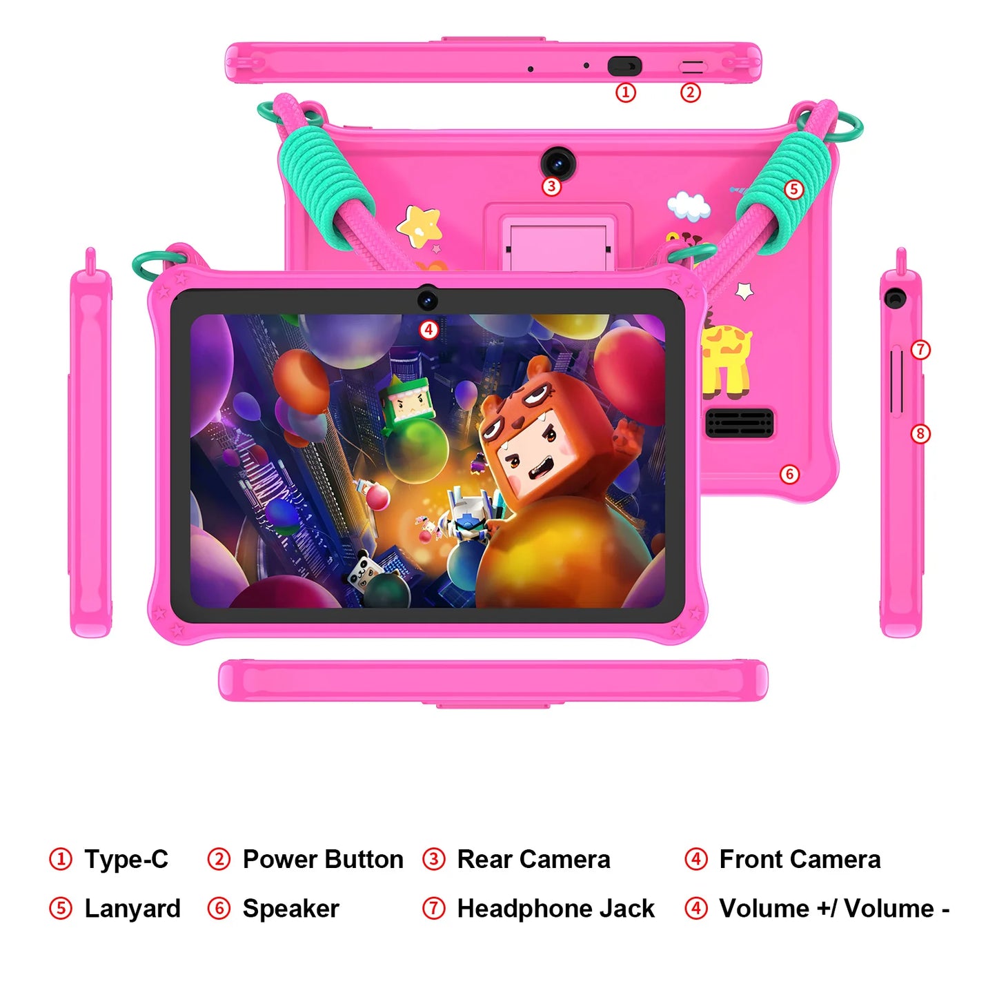 7 Zoll Kinder Tablet