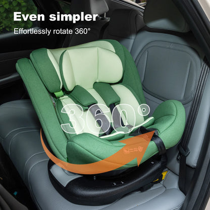 360 Grad Kindersitz mit ISOFIX 40-150cm ( 0-12 Jahre, 0-36 kg)